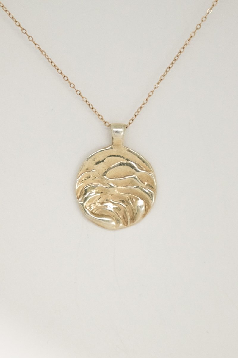 ATLANTICO TEXTURE HANDCRAFT EVERYDAY CHAIN PENDANT NECKLACE