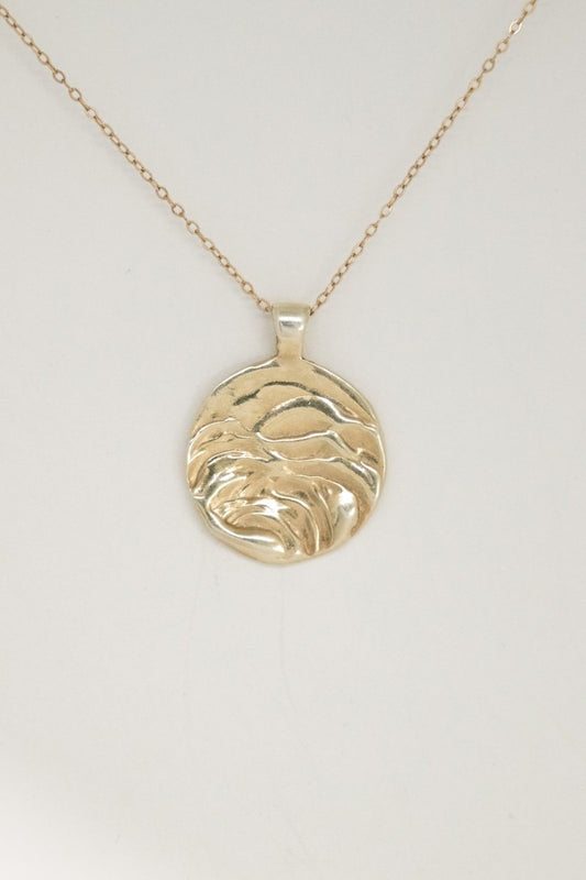 ATLANTICO TEXTURE HANDCRAFT EVERYDAY CHAIN PENDANT NECKLACE